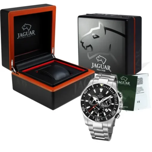 Jaguar Herren-Armbanduhr Edelstahl silber J861/3 Saphir Executive UJ861/3