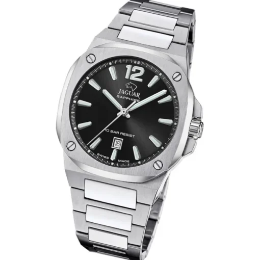 Jaguar Herrenuhr Edelstahl silber Jaguar RC. Armabnduhr UJ1024/3