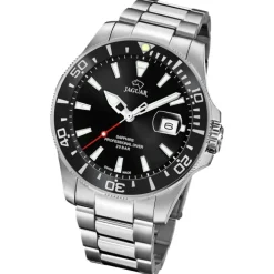 Jaguar Herrenuhr Edelstahl silber Jaguar Pro Diver Armbanduhr UJ860/D