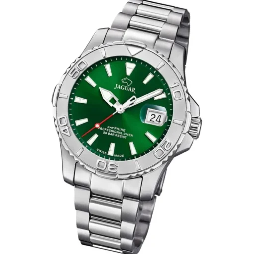 Jaguar Herrenuhr Edelstahl silber Jaguar Pro Diver Armbanduhr UJ969/1