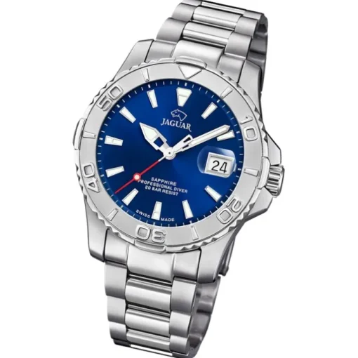 Jaguar Herrenuhr Edelstahl silber Jaguar Pro Diver Armbanduhr UJ969/2