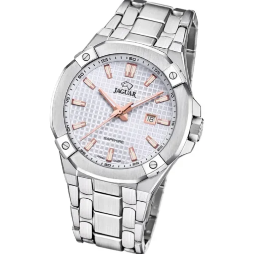 Jaguar Herrenuhr Edelstahl silber Jaguar Diplomatic Armbanduhr UJ1009/1