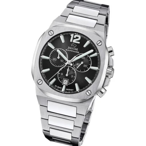 Jaguar Herrenuhr Edelstahl silber Jaguar RC. Armbanduhr UJ1025/3