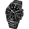 Jaguar Herrenuhr Edelstahl schwarz Jaguar Connected Armbanduhr UJ929/1