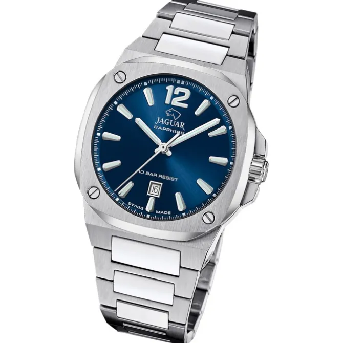 Jaguar Herrenuhr Edelstahl silber Jaguar RC. Armabnduhr UJ1024/1