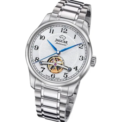 Jaguar Herrenuhr Edelstahl silber Jaguar Balancier Armbanduhr UJ965/1