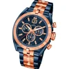 Jaguar Herrenuhr Edelstahl blau rose J810/1 Saphir Special Edition UJ810/1