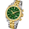Jaguar Herrenuhr Edelstahl silber gold Jaguar Executive Armbanduhr UJ855/B