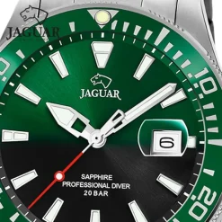 Jaguar Herrenuhr Edelstahl silber Jaguar Pro Diver Armbanduhr UJ860/6