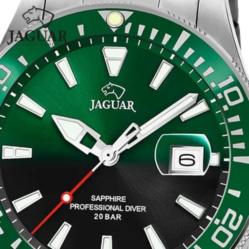 Jaguar Herrenuhr Edelstahl silber Jaguar Pro Diver Armbanduhr UJ860/6