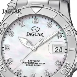 Jaguar Herrenuhr Edelstahl silber Jaguar Pro Diver Armbanduhr UJ969/5
