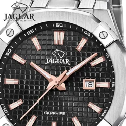 Jaguar Herrenuhr Edelstahl silber Jaguar Diplomatic Armbanduhr UJ1009/4