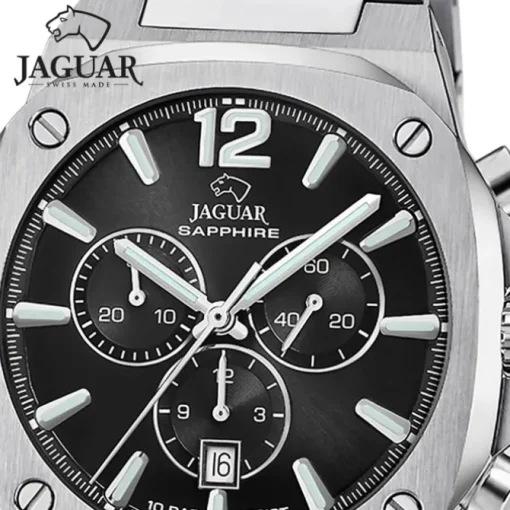 Jaguar Herrenuhr Edelstahl silber Jaguar RC. Armbanduhr UJ1025/3