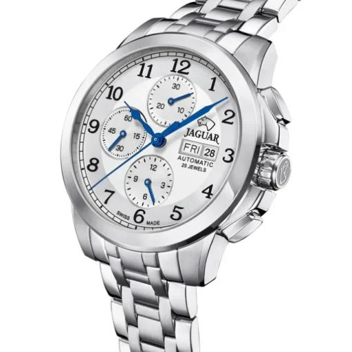 Jaguar Herrenuhr Edelstahl silber Jaguar Le Chronographe Armbanduhr UJ978/1