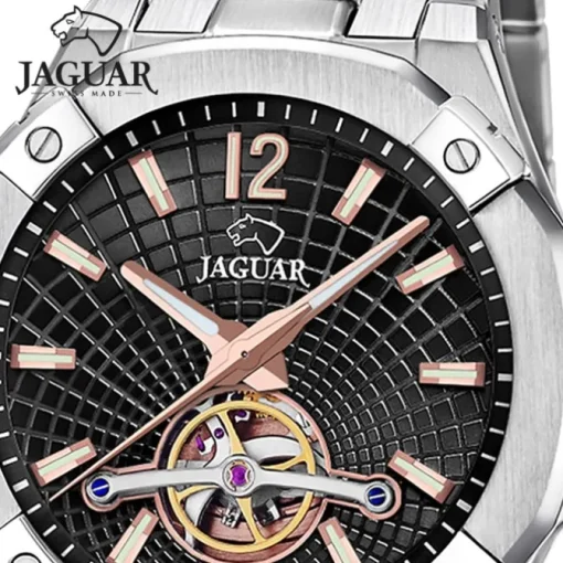 Jaguar Herrenuhr Edelstahl silber Jaguar Balancier Armbanduhr UJ1007/4