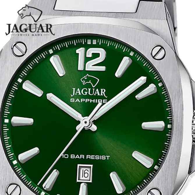 Jaguar Herrenuhr Edelstahl silber Jaguar RC. Armabnduhr UJ1024/2