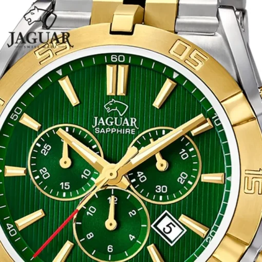 Jaguar Herrenuhr Edelstahl silber gold Jaguar Executive Armbanduhr UJ855/B