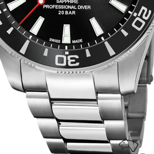 Jaguar Herrenuhr Edelstahl silber Jaguar Pro Diver Armbanduhr UJ860/D