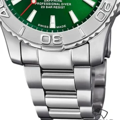 Jaguar Herrenuhr Edelstahl silber Jaguar Pro Diver Armbanduhr UJ969/1