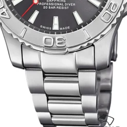 Jaguar Herrenuhr Edelstahl silber Jaguar Pro Diver Armbanduhr UJ969/3