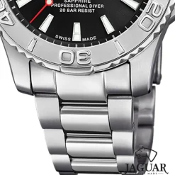 Jaguar Herrenuhr Edelstahl silber Jaguar Pro Diver Armbanduhr UJ969/4