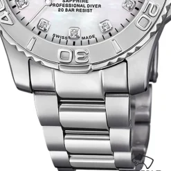 Jaguar Herrenuhr Edelstahl silber Jaguar Pro Diver Armbanduhr UJ969/5