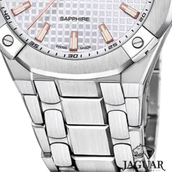 Jaguar Herrenuhr Edelstahl silber Jaguar Diplomatic Armbanduhr UJ1009/1