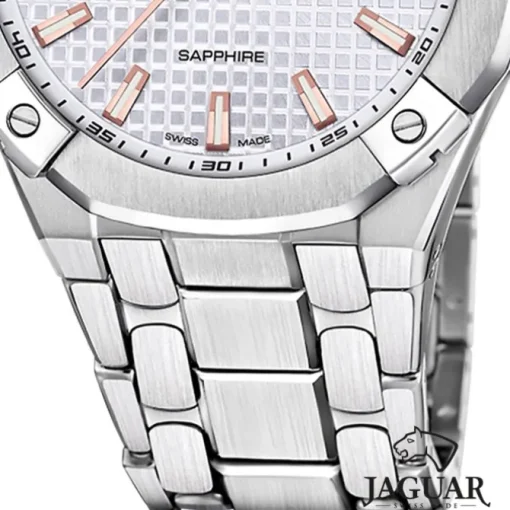 Jaguar Herrenuhr Edelstahl silber Jaguar Diplomatic Armbanduhr UJ1009/1