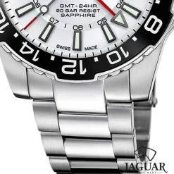 Jaguar Herrenuhr Edelstahl silber Jaguar Ceramic Armbanduhr UJ1011/1