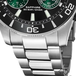 Jaguar Herrenuhr Edelstahl silber Jaguar Connected Armbanduhr UJ888/5