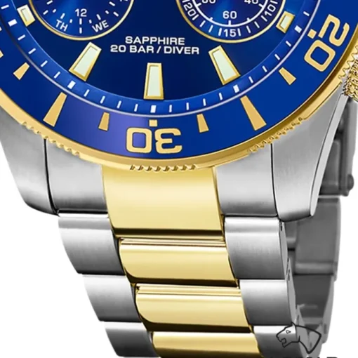 Jaguar Herrenuhr Edelstahl silber gold Jaguar Connected Armbanduhr UJ889/1