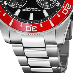 Jaguar Herrenuhr Edelstahl silber Jaguar Connected Armbanduhr UJ888/3