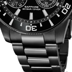 Jaguar Herrenuhr Edelstahl schwarz Jaguar Connected Armbanduhr UJ929/1