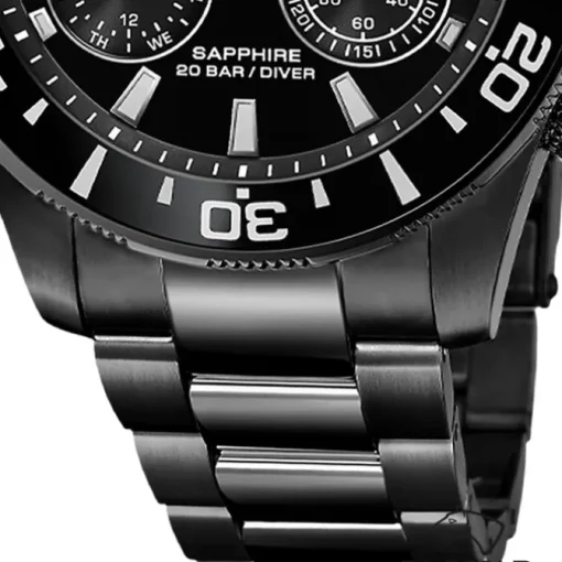Jaguar Herrenuhr Edelstahl schwarz Jaguar Connected Armbanduhr UJ929/1
