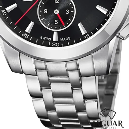 Jaguar Herrenuhr Edelstahl silber Jaguar Le Chronographe Armbanduhr UJ978/4