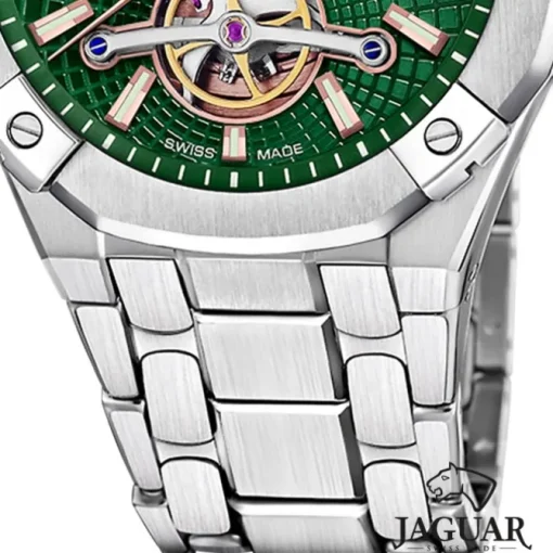 Jaguar Herrenuhr Edelstahl silber Jaguar Balancier Armbanduhr UJ1007/3