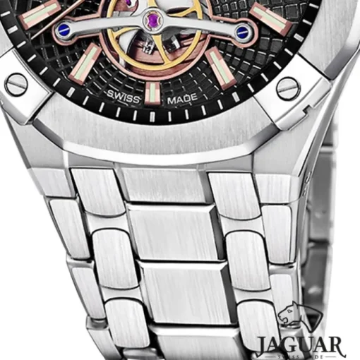Jaguar Herrenuhr Edelstahl silber Jaguar Balancier Armbanduhr UJ1007/4