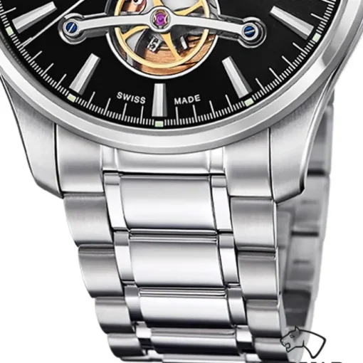 Jaguar Herrenuhr Edelstahl silber Jaguar Balancier Armbanduhr UJ965/5