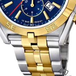 Jaguar Herrenuhr Edelstahl silber gold Jaguar Executive Armbanduhr UJ855/A