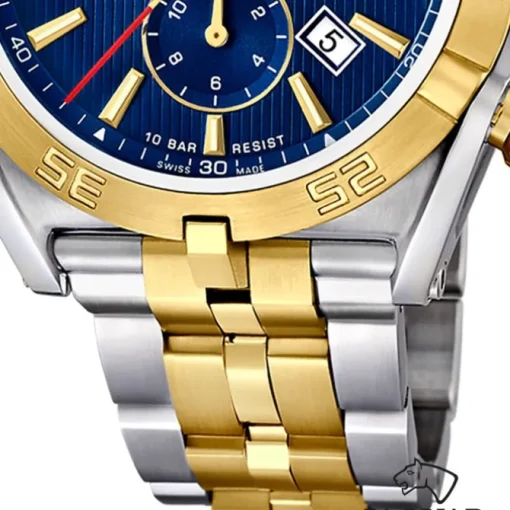 Jaguar Herrenuhr Edelstahl silber gold Jaguar Executive Armbanduhr UJ855/A