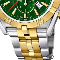 Jaguar Herrenuhr Edelstahl silber gold Jaguar Executive Armbanduhr UJ855/B