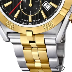 Jaguar Herrenuhr Edelstahl silber gold Jaguar Executive Armbanduhr UJ855/C
