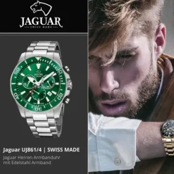 Jaguar Herrenuhr Edelstahl silber Jaguar Executive Armbanduhr UJ861/4