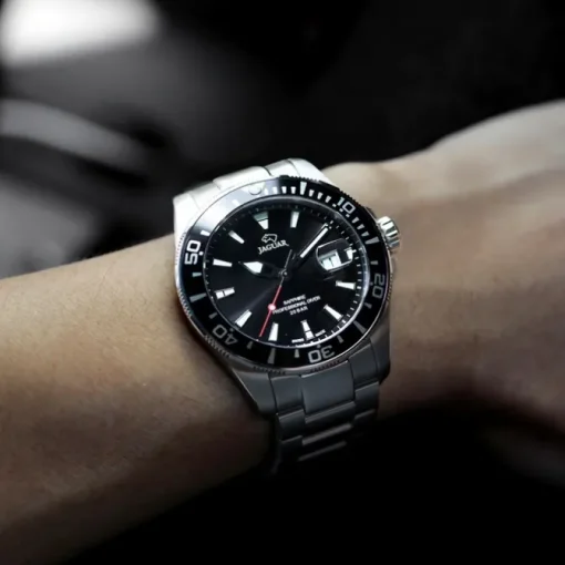 Jaguar Herrenuhr Edelstahl silber Jaguar Pro Diver Armbanduhr UJ860/D
