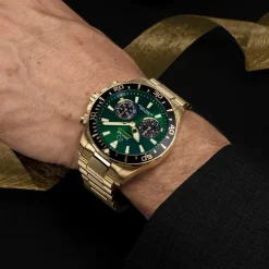 Jaguar Herrenuhr Edelstahl gold Jaguar Connected Armbanduhr UJ899/1