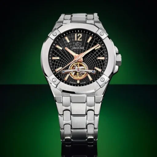 Jaguar Herrenuhr Edelstahl silber Jaguar Balancier Armbanduhr UJ1007/4