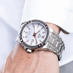 Jaguar Herrenuhr Edelstahl silber Jaguar Diplomatic Armbanduhr UJ1009/1