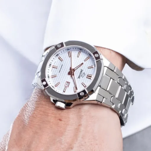 Jaguar Herrenuhr Edelstahl silber Jaguar Diplomatic Armbanduhr UJ1009/1