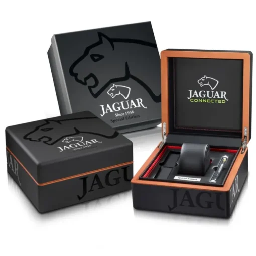 Jaguar Herrenuhr Edelstahl blau Jaguar Connected Armbanduhr UJ930/1