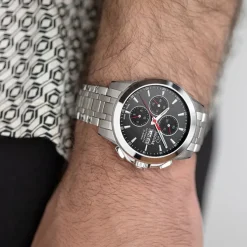 Jaguar Herrenuhr Edelstahl silber Jaguar Le Chronographe Armbanduhr UJ978/4
